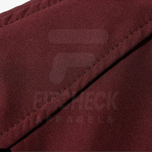 Blouson d'hiver pour homme à fermeture éclair intégrale, couleur unie, avec col montant et logo frontal, respirant, coupe-vent, résistant - Product Image 5