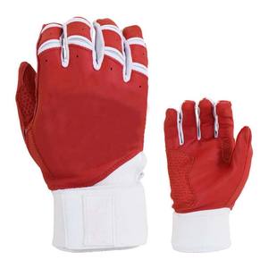 Guantes de béisbol de piel de oveja de cuero personalizados de alta calidad Guantes de bateo profesionales OEM con alto agarre Venta caliente - Product Image 3
