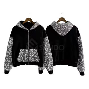 2025เสื้อฮู้ดแบบสวมหัวสำหรับผู้หญิงเสื้อฮู้ดแฟชั่นดีไซน์ใหม่ทนทานพิมพ์ลาย - Product Image 3