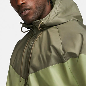 Veste coupe-vent en polyester pour homme, personnalisée, de haute qualité, vintage, imperméable, respirante, décontractée, sportive, en toile, pour l'extérieur, ODM - Product Image 5