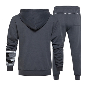 Cotton <b>Tracksuits</b> Sets for Men Custom Hoodies Wholesale Casual <b>Plain</b> <b>Tracksuit</b> Jogging Warm Soft Sweat Suits Fitness Embroidery - Product Image 3