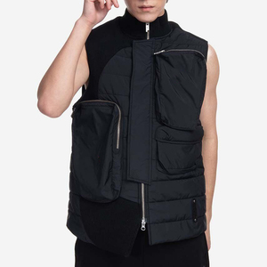 Gilet de travail fonctionnel d'extérieur Veste mince décontractée de couleur unie pour hommes printemps et été - Product Image 1