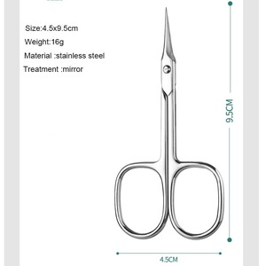 Tijeras Profesionales para Cutículas de Uñas de Alta Calidad para Salón, Tijeras de Manicura de Acero Inoxidable de Alta Calidad, Venta al Por Mayor - Product Image 3