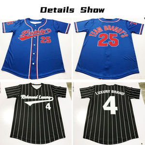 Custom <b>Baseball</b> Uniform Mesh Quick Dry Sublimation Pinstripe Personalized Men's <b>Baseball</b> Jersey Pants <b>Cap</b> Set - Product Image 3