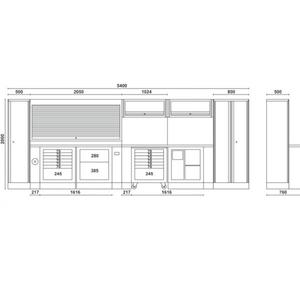Combinaison complète d'équipement d'atelier BETA RSC55 pour le fret et le stockage - Product Image 5