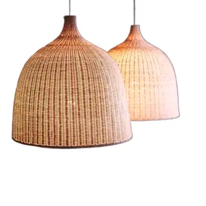 Rotan Lampenkap Bamboe Mand Kroonluchter Lampenkap Natuurlijk Voor Kamer Hotel Bamboe Hanglamp Home Decor Verlichtingsarmaturen