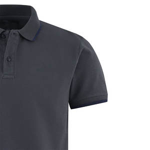 เสื้อยืดผ้าฝ้ายถักสำหรับผู้ชายเสื้อลำลองผ้าระบายอากาศได้ดีแขนสั้นออกแบบโลโก้ได้ตามต้องการ - Product Image 2