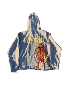 420g Zipper-Up Fleece <b>Hoodie</b> Sweatpants Set 100% Cotton Oversized Fit <b>Lined</b> Design Digital Printing Flock Winter Streetwear <b>Men</b> - Product Image 4