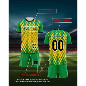 Vente en gros sur mesure Vêtements de football américain de haute qualité de haute qualité Respirant Sublimation Team Crop Top Soccer Jersey Design - Product Image 3