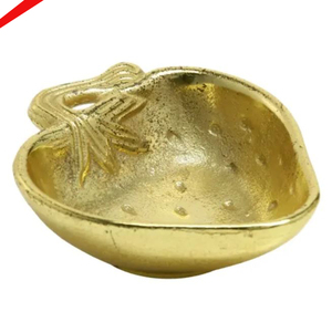 Nuevo Diseño 2026, Tazón de Servir de Aluminio con Acabado Dorado de Lujo para Hogar, Hotel y Restaurante - Product Image 1