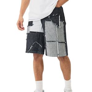 Shorts pour hommes en jean épais, style streetwear déchiré personnalisé, nouveau modèle, meilleures ventes, prix de gros - Product Image 2