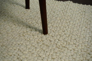 Alfombra de lana tejida a mano de calidad Bohemia corredor moderno para transformación de habitación Alfombra de lana vibrante y contemporánea - Product Image 5