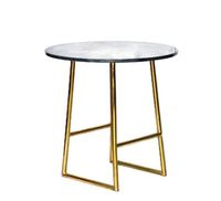 Nouvelle Arrivée Table Basse et Table d'Appoint Zen Asiatique Légère en Fer avec Plateau en Bois pour Décoration Intérieure Anniversaire