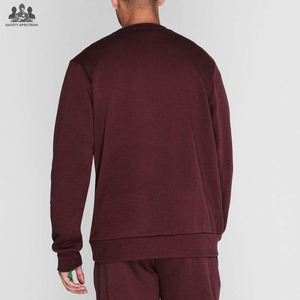 Sweat-shirt en molleton 100% coton pour homme, coupe classique, hiver |   Sweat-shirt à col rond streetwear |   Fabricant OEM de logo personnalisé - Product Image 5