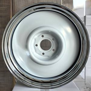 Nuovo Cerchio in Acciaio Cromato Bianco da 20 Pollici per Auto Classiche, 20x8J 20x9J 20x10J, PCD 5x114.3 5x120.65 5x127 5x139.7 6x139.7 - Product Image 2