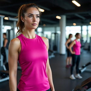 100% algodón Stringer Gym Tank Tops para mujer XS tamaño ropa deportiva camisetas sin mangas correr chaleco y camiseta para entrenamiento - Product Image 2