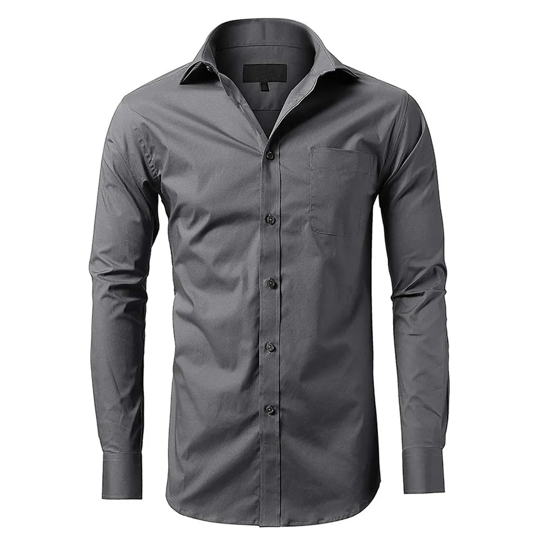 Solid Color High Quality Cheap Price Best Design Professional Cotton Material Men New Design Dress Shirt