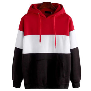 Sudadera con capucha multicolor de estilo bordado de alta calidad personalizada Sudadera con capucha larga de algodón al aire libre de moda - Product Image 1