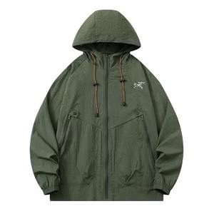 New Style Waterproof Hooded Coaches Jacket Custom Wholesale Super Wholesale Lightweight <b>Wind</b> <b>Breaker</b> Jackets in Packable Design - Product Image 3
