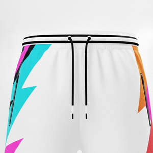 Pantalones Cortos de Pana Esenciales de Cintura Alta con Cordón Ajustable 100% Poliéster, Ajuste Tradicional Sólido para Uso Diario Informal - Product Image 4