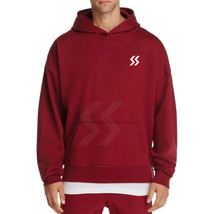 Sweats à capuche surdimensionnés sur mesure Sweats à capuche surdimensionnés de couleur unie fabriqués au Pakistan Streetwear Sweats à capuche surdimensionnés - Product Image 1