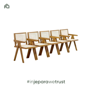 Sillas de Comedor Modernas de Madera de Teca Maciza para Restaurantes y Hoteles al Aire Libre - Muebles Comerciales Duraderos y Ecológicos - Product Image 4