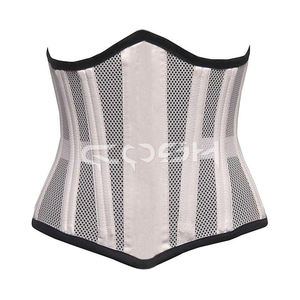 COSH CORSETS Corsets de maintien de la taille respirants en maille blanche, fournisseur du Pakistan - Product Image 1
