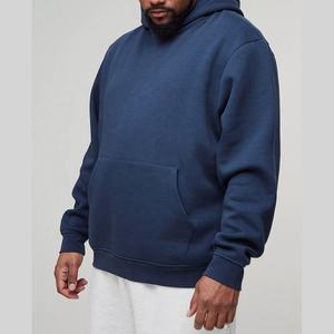 Automne et hiver hommes plaine teint solide motif sweats à capuche pull à capuche sport pull Polyester coton - Product Image 1