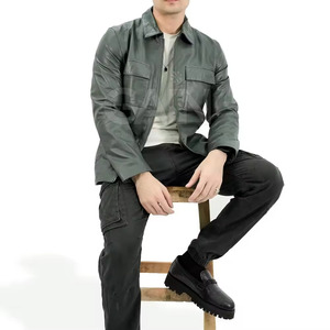 Chaqueta de Cuero de Invierno para Hombre 2026 en Venta, Chaquetas de Moda Cómodas, Chaquetas de Invierno Personalizadas de Buena Calidad - Product Image 4