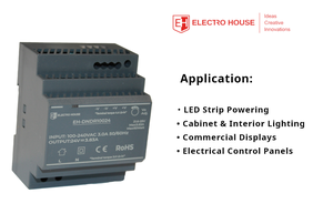 แหล่งจ่ายไฟ 24V 3.8A 92W แบบติดตั้งบนราง DIN แหล่งจ่ายไฟสวิตชิ่ง LED 24V DC ตัวแปลงไฟ AC เป็น DC สำหรับอุตสาหกรรมอัตโนมัติ LED - Product Image 3