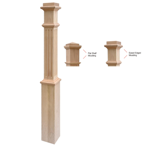 Hot New Box Mangas ajustables Escaleras Madera de roble rojo sólido 4191F Componentes de alta calidad para escalera de EFS Vietnam - Product Image 1