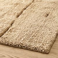 Moderner Handgeknüpfter Teppich aus Naturwolle mit Mittelhohem Flor, Extra Dick, Blumenmuster, Gebetsteppich für Zuhause