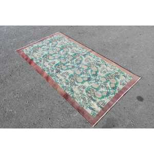 พรมตุรกีวินเทจสีเขียวคลาสสิคพรมปูพื้นขนาดใหญ่36x66ฟุตแบนสานลายโถงทางเดินสำหรับตกแต่งห้องนั่งเล่น - Product Image 2