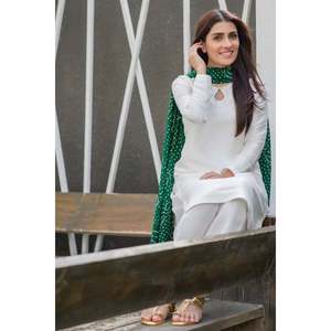 <b>Flame</b> Chiffon <b>Shirt</b> and Dupatta Set for Spring/Summer - Product Image 2