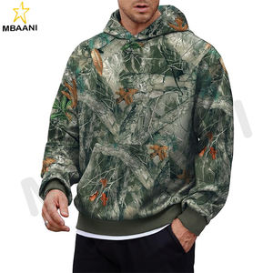 Sweat à capuche décontracté pour homme, imprimé numérique, logo frontal, poids moyen, doux, avec poche - Product Image 1