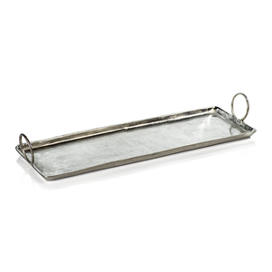 Aluminium Metal <b>Decorative</b> <b>Tray</b> Luxury Design Tabletop <b>Tray</b> Modern Serving <b>Tray</b> for Home Gift and Home Decor - Product Image 2