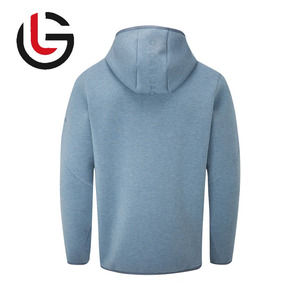 เสื้อฮู้ดผ้าฟลีซผ้าฝ้าย100% สไตล์วินเทจสำหรับผู้ชายซิปครึ่งฤดูหนาวอบอุ่นไม่มีซับในสวมใส่สบายปรับแต่งได้ตามต้องการ - Product Image 2