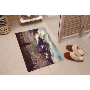 Tapis Paysage Montagne Enneigée, Tapis Imprimé, Tapis de Voiture Personnalisé, Tapis Doux à Poils Longs - Product Image 5