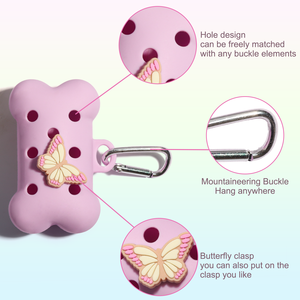 Custom Silicone Eco-Friendly <span class=keywords><strong>Poop</strong></span> Bags Biodegradável com Dispenser <span class=keywords><strong>Candy</strong></span> Color Trendy Cute Soft com 1 Roll Bag Inside - Product Image 4