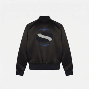 Black Sleeve Movie Classic Embroidered <b>Jacket</b> Outdoor Workwear Style High Quality College Letterman <b>Men</b> <b>Baseball</b> <b>Jacket</b> - Product Image 2
