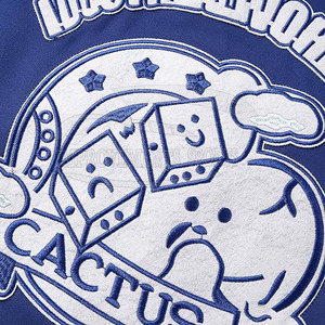 Veste de baseball universitaire pour homme avec logo personnalisé, col montant, style vintage, fabriquée au Pakistan - Product Image 5