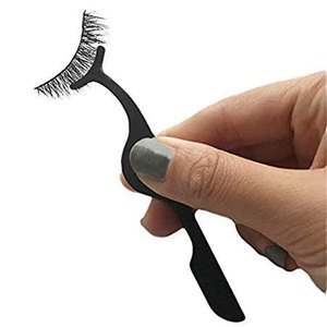 Pinzas y Aplicador de Pestañas de Acero Inoxidable de Calidad Premium con Punta Redondeada, Servicio OEM con Logotipo Personalizado - Product Image 1