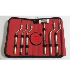 Nouveauté : Kit d'ostéotomes dentaires professionnels en acier pour la préparation osseuse des implants dentaires, utilisation manuelle, certifié CE - Product Image 1