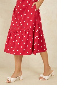 Vestido de algodón con estampado Floral de bloque de mano indio nueva moda hecha a mano verano Casual regalo de boda Vestido dulce Mini Natural - Product Image 6