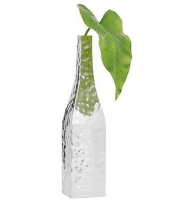 Ensemble personnalisé de deux vases à fleurs de table en aluminium avec vernis pour la décoration extérieure de la maison en métal durable et en acier inoxydable - Product Image 1