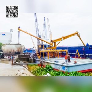 Des machines de déchargement de ciment mobiles de haute qualité sont installées sur le pont du navire, avec une capacité de 50 à 500 tonnes/heure. - Product Image 3
