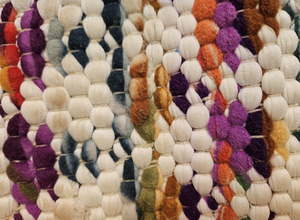 Tapis Chindi en coton recyclé à motif de diamant moderne de haute qualité tissé à la main et fabriqué à la machine pour un usage domestique tapis et ensembles - Product Image 3