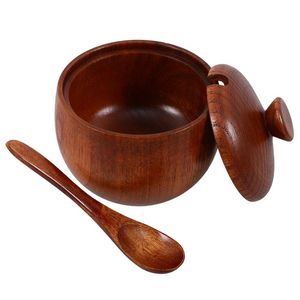 Pot à épices en bois de qualité supérieure avec finition lisse et design durable - Product Image 6