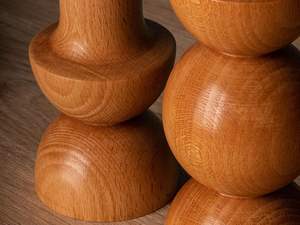 Bougeoir en bois fait main Accessoire décoratif de haute qualité pour la maison et le bureau pour la Saint-Valentin - Product Image 5