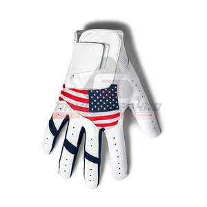 Logo personnalisé 2025 Impression personnalisée Gants de golf Main gauche Gants de golf en cuir Cabretta complet - Product Image 3